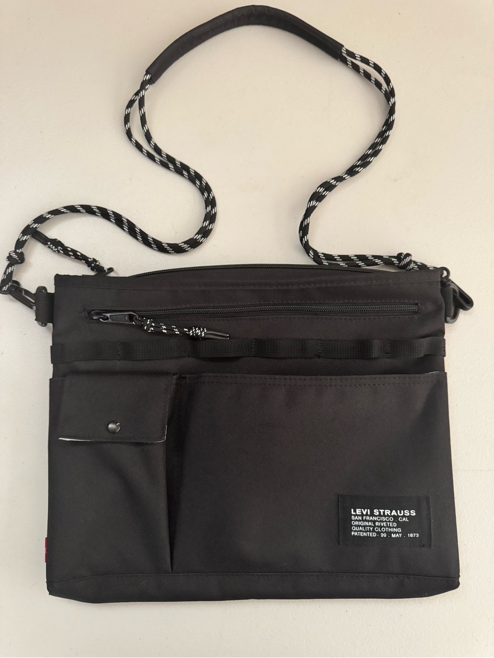 Levi's Black Crossbody Organizer Bag
